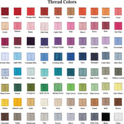 Monogrammed Linen Color Trim Towels - Set of Two