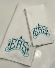 Monogrammed Pique Towel Set