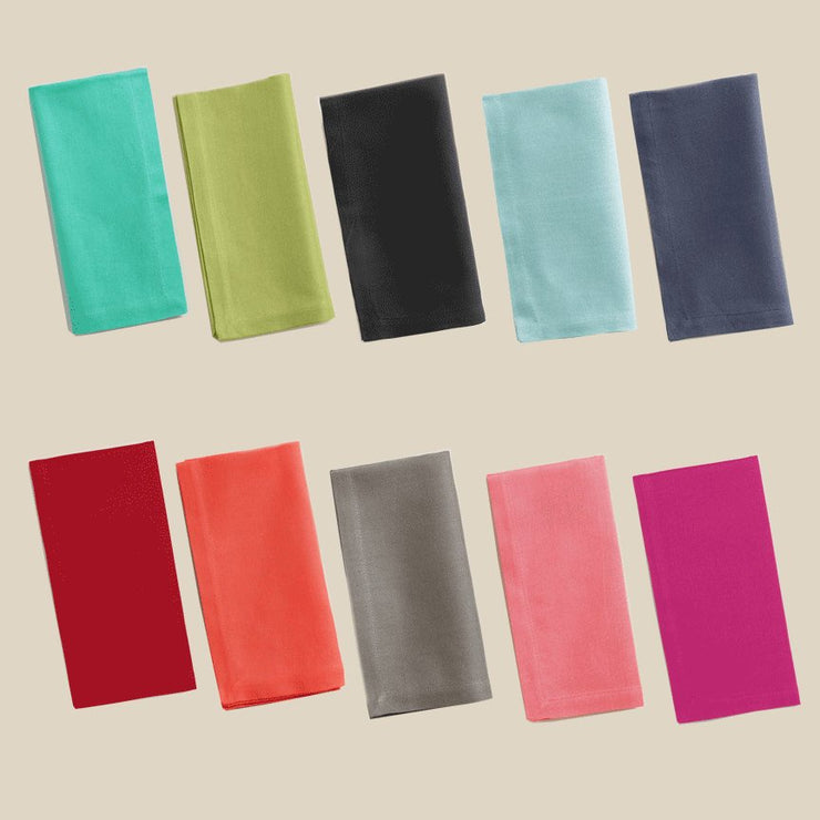 Monogrammed Cotton Color Napkin - Set of Four