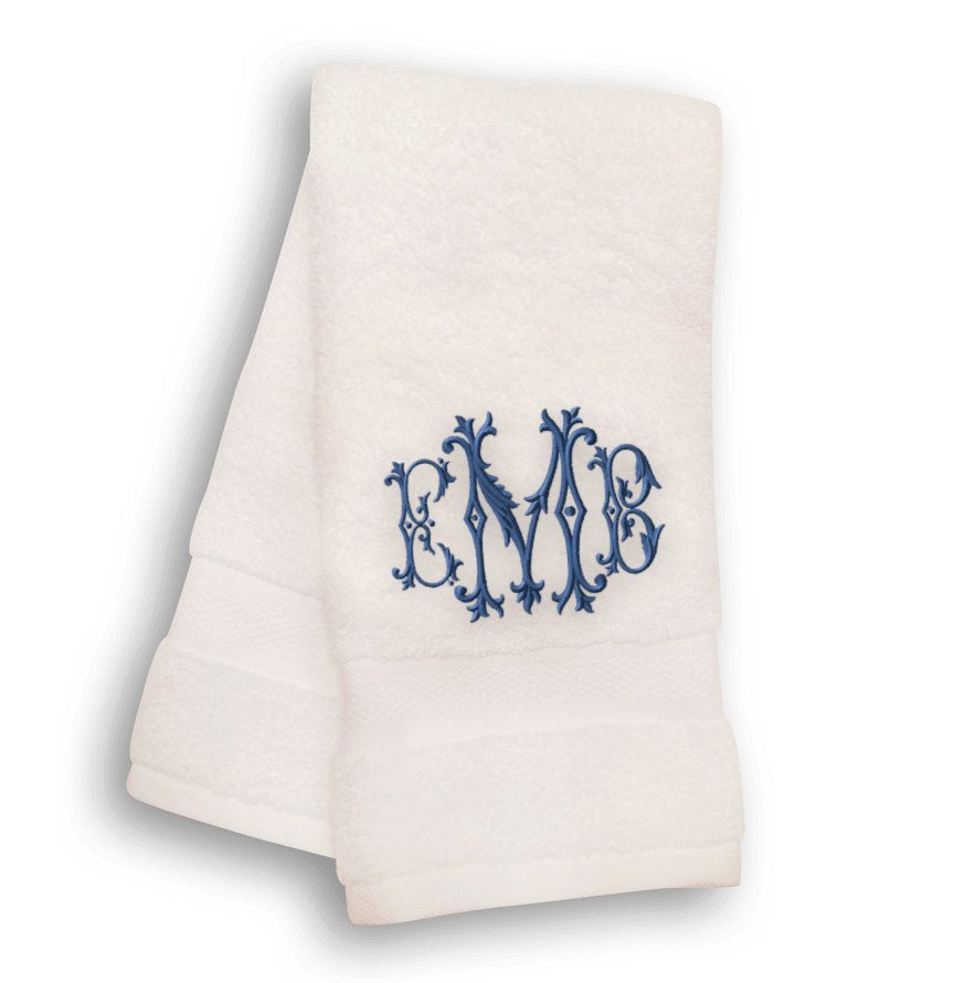 Monogram hand towels sale