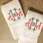 Monogrammed Hand Towel
