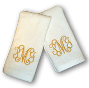 Monogrammed Finger Tip Towels - Set of Two