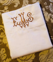 Monogrammed Pillowcase