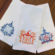 Monogrammed Pagoda Towel
